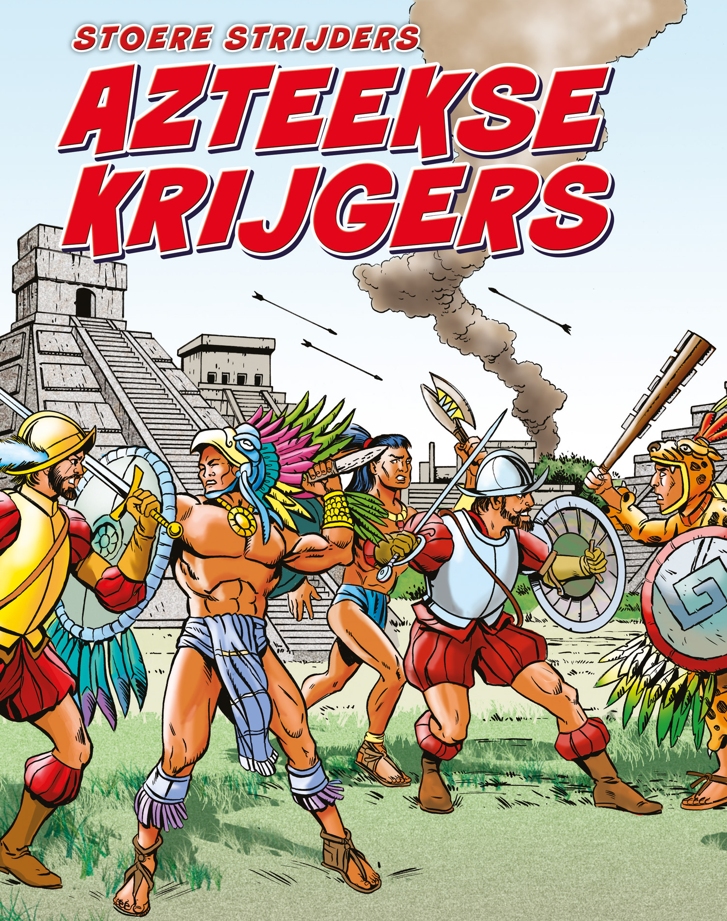 BNBLEM123 Azteekse krijgers